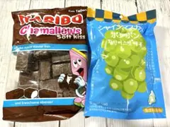 2個セット ハリボーチョコマシュマロ　シャインマスカットボンボン お菓子のサムネイル