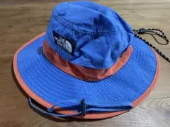 THE NORTH FACE バケットハット 青/オレンジ　54cm クリップ付