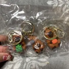 馬　ウマ　干支キーホルダー　3点セット　キーチェーン　おそろい　アクセサリー