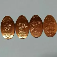 ディズニー2008年スーベニアメダル4枚