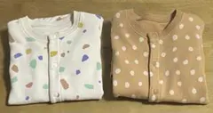 UNIQLO 長袖ロンパース　2枚セット　80cm
