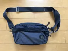 PORTER フォース　2wayネイビー ショルダー ウエストバッグ