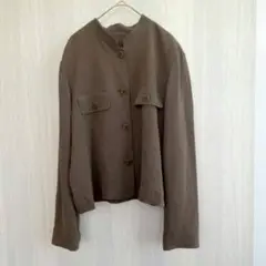 CECI OU CELA ジャケット トップス シャツ ショート丈 ブラウン M
