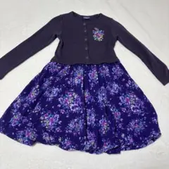 アナスイミニ　未使用　ワンピース 新品・未使用】アナスイミニ セーラーカラーティアード