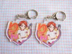 【匿名発送】Yes!プリキュア5 おなまえキーホルダー 2個セット りん