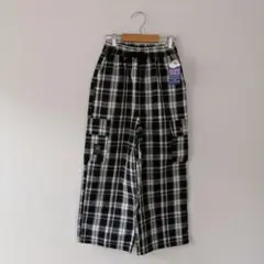 BLING GIRLS ワイドパンツ チェック柄 140