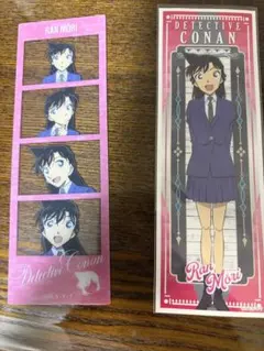 名探偵コナン 毛利蘭 しおりとシールセット