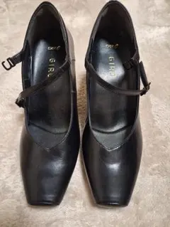 ASICS WALKING ストラップ付きブラックハイヒール