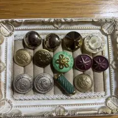 ボタン 13個セット デザイン多様