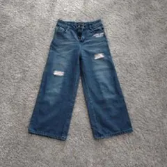 SISTER JENNI ダメージ加工ワイドパンツ 140