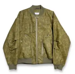 TAUPE 25ss Leather Flight Jacket