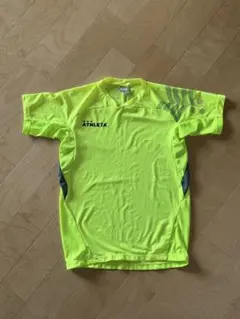 新品 ATHLETA アスレタ ジュニア プラシャツ 半袖 蛍光イエロー