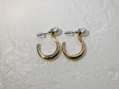 【新品未使用】パールフックピアス
