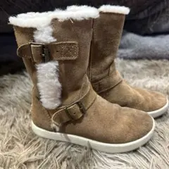 UGG ブラウン　ファーブーツ