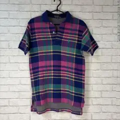 PoloRalphLauren ラルフローレン チェック柄 ポロシャツ 半袖