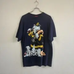 1996年製コカコーラ「消防士白くま」プリントTシャツ L