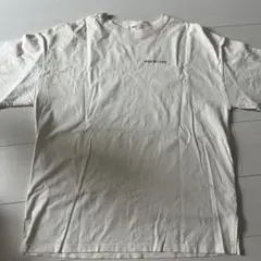 WEGO ロゴプリント ロングTシャツ アイボリー