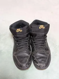 Nike ブラック ハイカットスニーカー