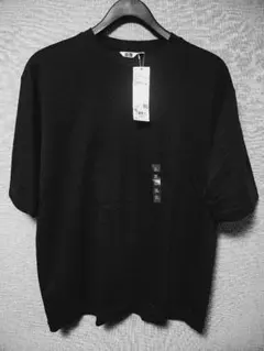 UNIQLO エアリズムコットンオーバーサイズTシャツ/5分袖　クルーネック