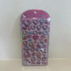 Hello Kitty Cotton Puffy Seal ステッカー