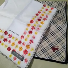 BURBERRY バーバリー ハンカチ 2枚セット 50cm×50cm
