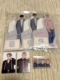 seventeen もしもしカード、メモスタンド、クリアファイルセット