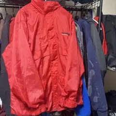 【90s Y2K】ティンバーランド パフォーマンス ナイロンジャケット 赤 L