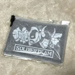 キン肉マン　ソルジャーチーム　PVCカードケース　黒