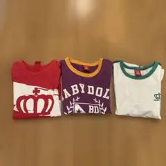 Baby Doll 長袖Tシャツ　3枚まとめ売り　140