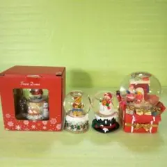 スノードーム　SNOW DOME　クリスマス　4個セット　おまとめ　まとめ売り