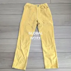 グローバルワーク　ズボン 黄色 コーデュロイ