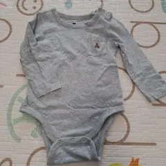 baby GAP グレー ロンパース 12-18ヶ月