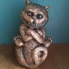 不思議の国のアリス チシャ猫 陶器 置物 ヴィンテージ ディズニー レア 不思議の国のアリス チシャ猫 陶器 置物 ヴィンテージ