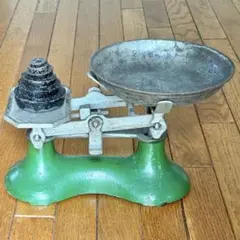 【アンティーク】【レトロ】上皿竿はかり　東京竹内造　戦前 アンティーク】【レトロ】上皿竿はかり 東京竹内造 戦前