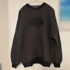 【ビンテージ】Harley-Davidson ダークグレー スウェット