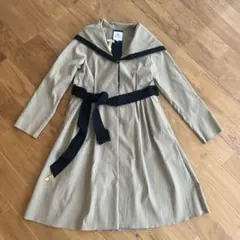 ★ LANVIN フード付きベージュコート