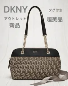 本日限定SALE！新品タグ付き】DKNY モノグラム2wayショルダーバッグ