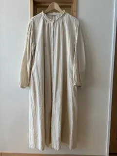 Samansa Mos2 バンドカラーワンピース