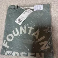 サマンサモスモス　FountainGreenロゴ キルティングトレーナー 新品