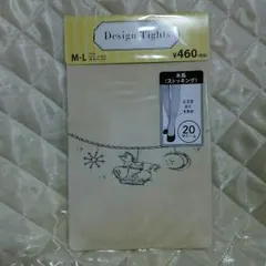 新品☆タトゥー風タイツ20デニール/M～L木馬柄