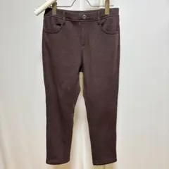 クロッシー テーパードパンツ M ブラウン ストレッチのサムネイル
