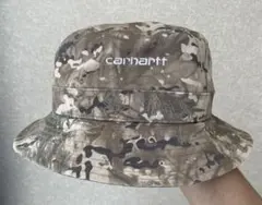 carhartt 迷彩 バケットハット　SCRIPT BUCKET HAT