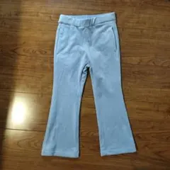 試着のみ！ヌクヌクコールフレアパンツ　水色
