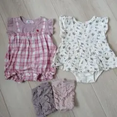 POLO Baby 他ロンパース 2点セット 70 女の子のサムネイル
