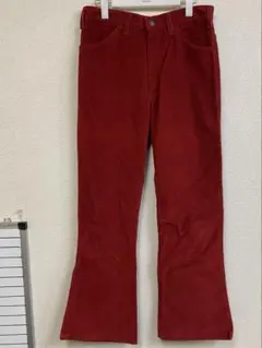 Levi's コーデュロイ 646 レッド ベルボトム