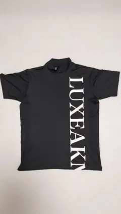 LUXEAKMPLUS ゴルフウェア 半袖シャツ ブラック Mのサムネイル