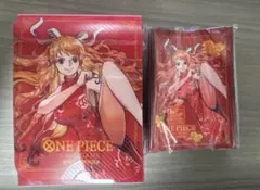 ワンピースカードゲーム 中国ナミ プレイマット 美品 海外 1周年
