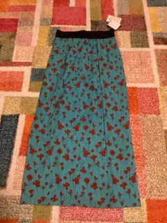 ★未使用新品/タグ付/LANVIN/ランバン/フラワープリントヨーリュースカートのサムネイル