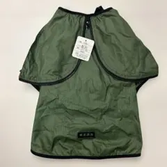 犬用レインコート フード付き オリーブグリーン