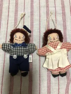 Raggedy Ann & Andy 人形 2体セット - メルカリ